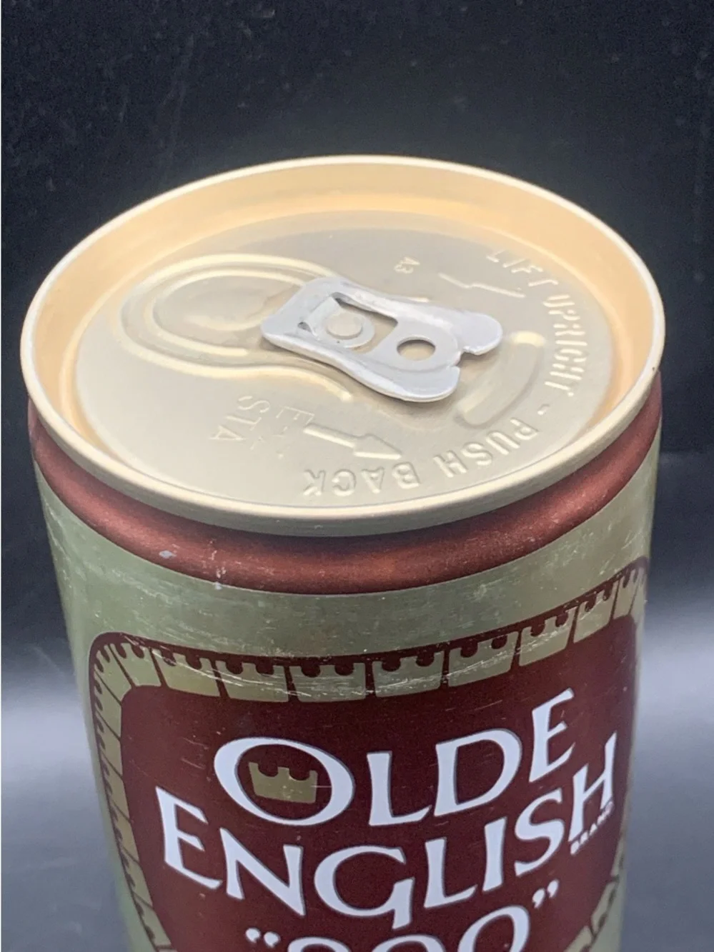 Vintage Beer Can Olde English 800 Malt Liquor Tab Empty Aluminum Can